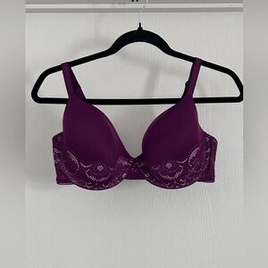 Wacoal | Deep Purple Lace Bra | Size 36DD